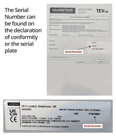 Serial number location